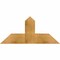 Ekena Millwork Portland Rough Sawn Timber Gable Bracket, Western Red Cedar, 36"W x 16"H x 6"D x 6"F, 11/12 Pitch GBW036X16X0606POR00RWR - alternate 1